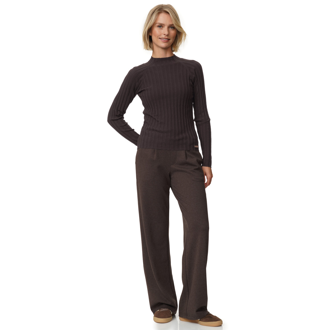 Damen Feinstrickshirt mit Turtleneck