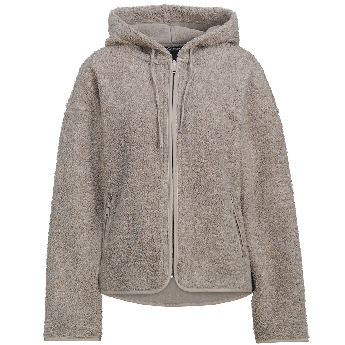 Teddyjas voor dames met capuchon