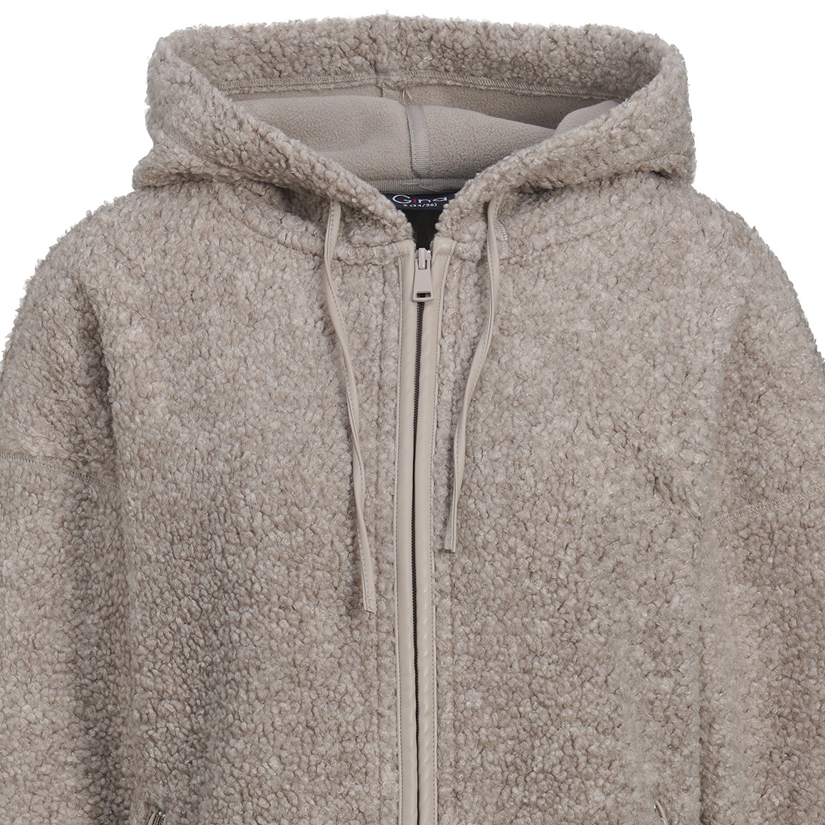 Teddyjas voor dames met capuchon