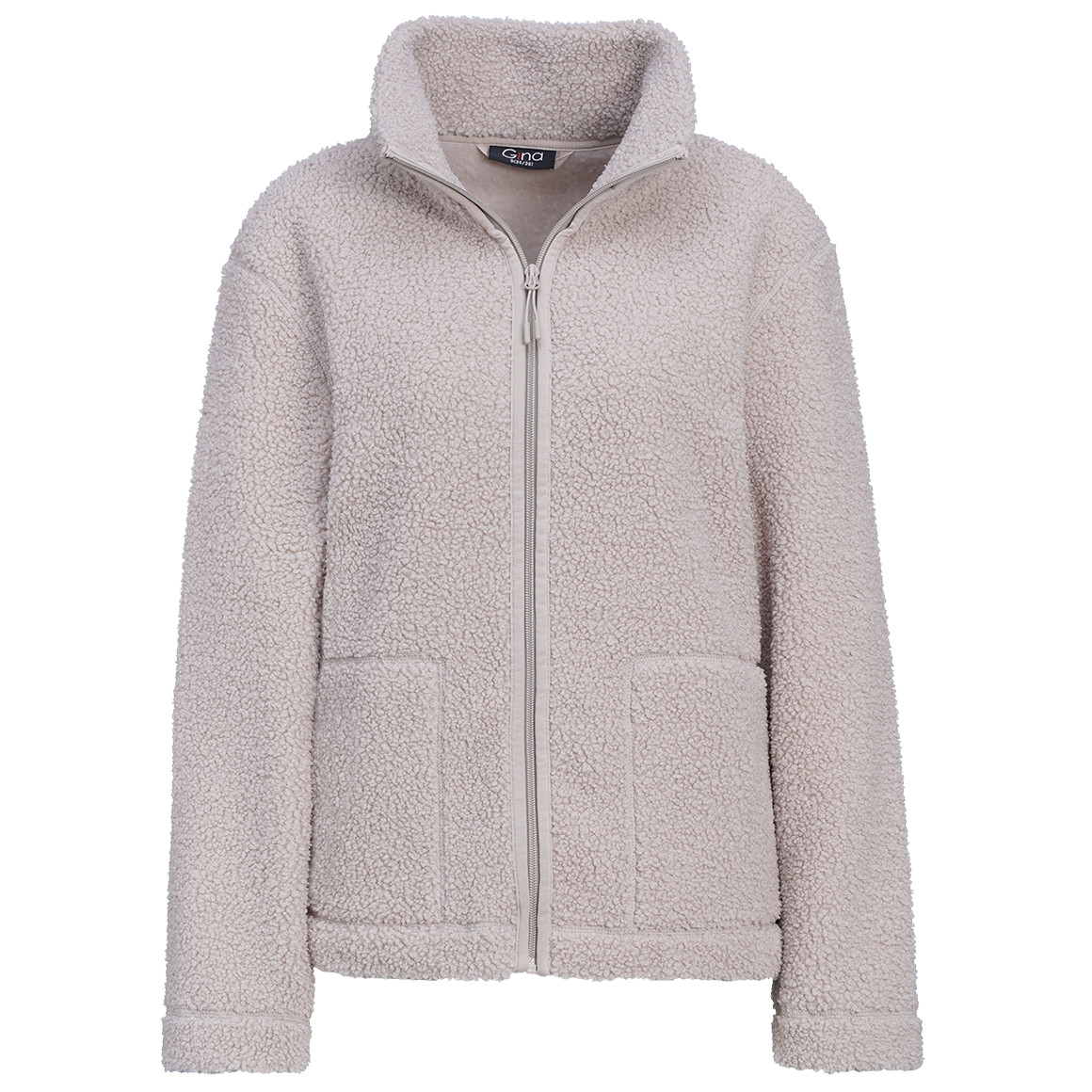 Damen Teddyjacke mit Stehkragen
