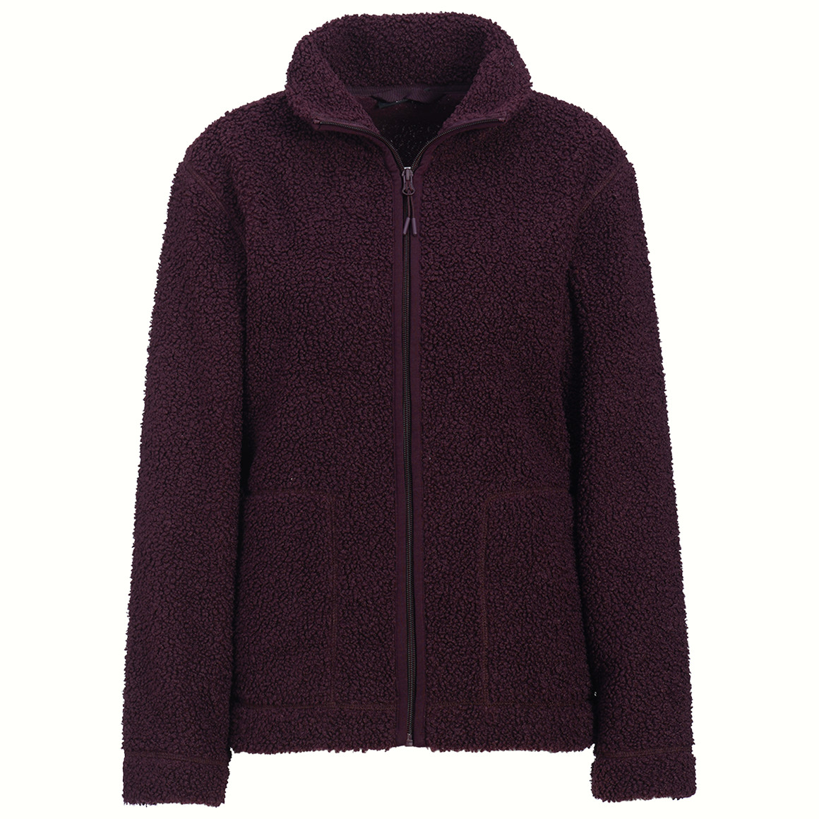 Damen Teddyjacke mit Stehkragen