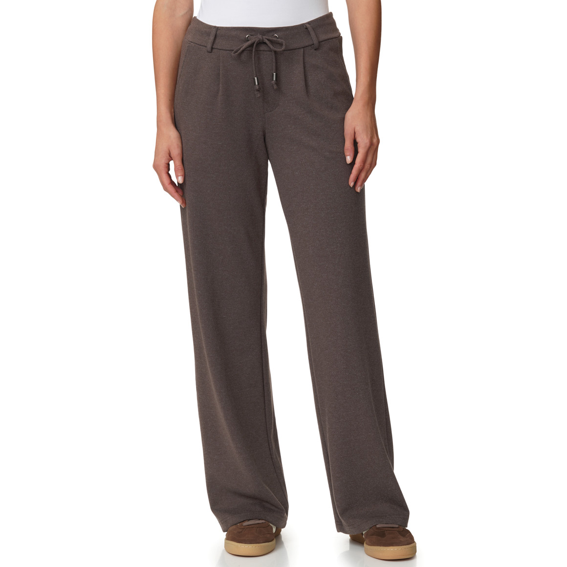 Damen Wide-Leg-Hose mit Schlupfbund