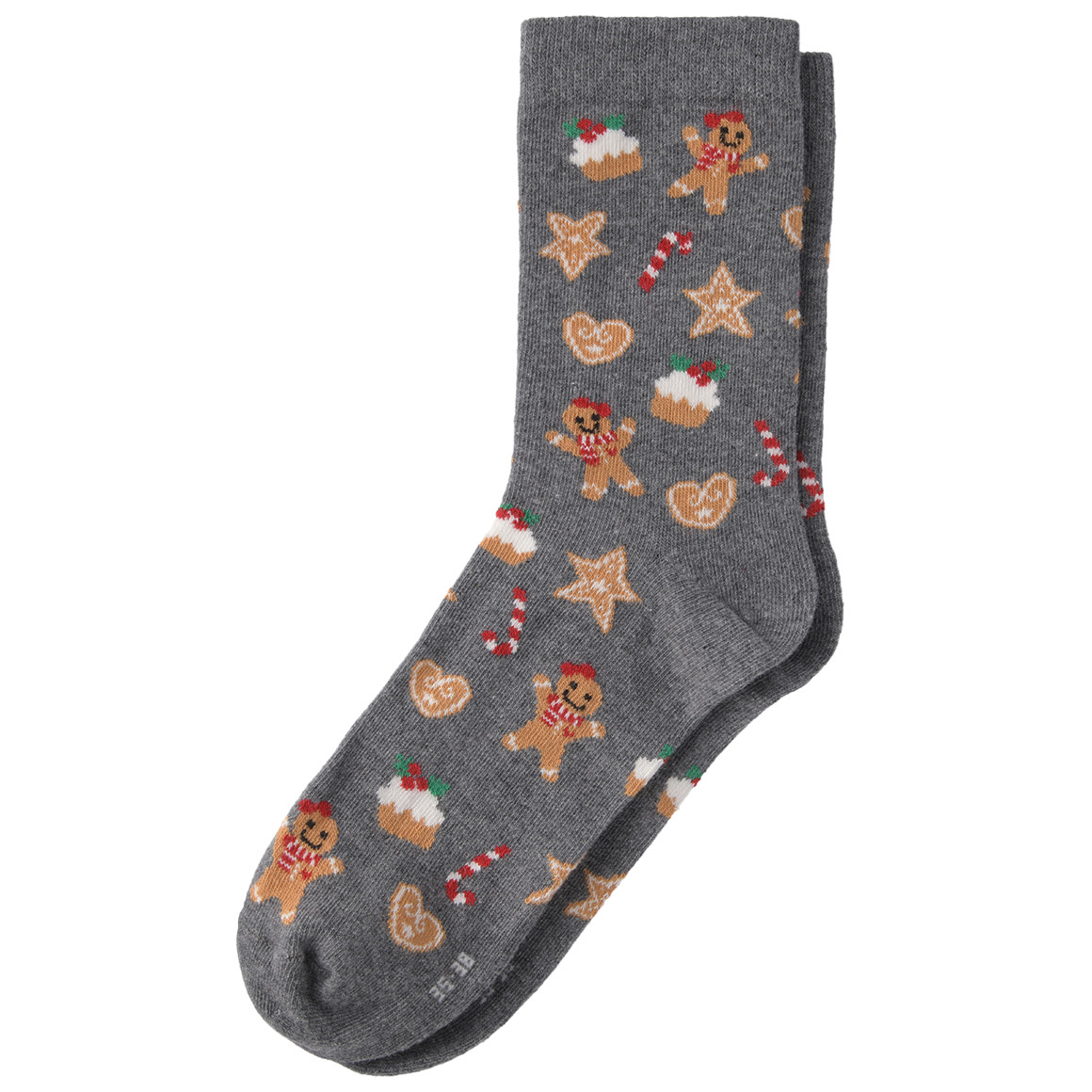 1 paar kerstsokken voor dames met motief