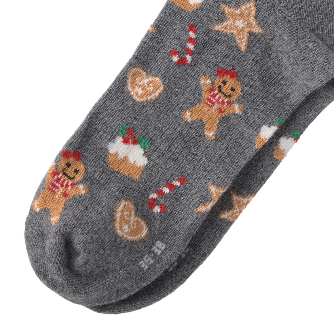1 paar kerstsokken voor dames met motief