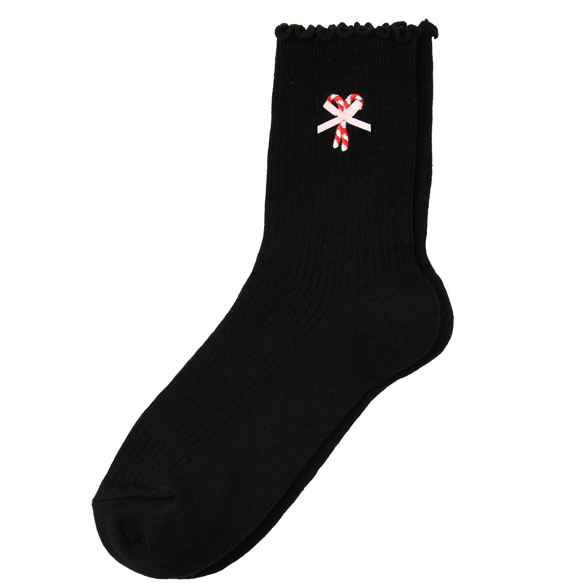 1 Paar Damen Weihnachtssocken mit Stickerei
