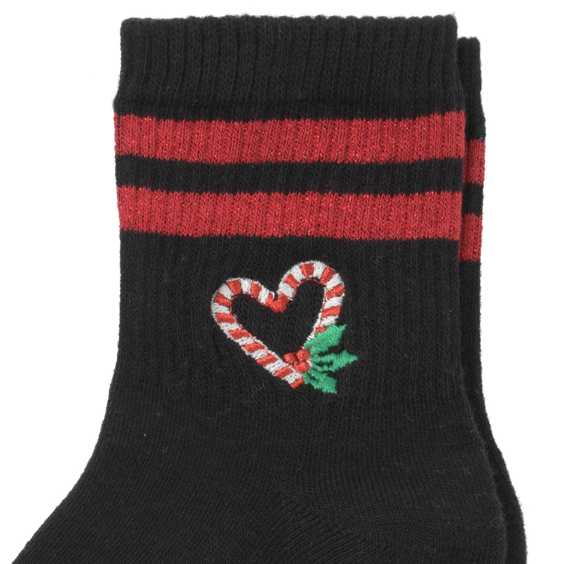 1 Paar Damen Weihnachtssocken mit Stickerei