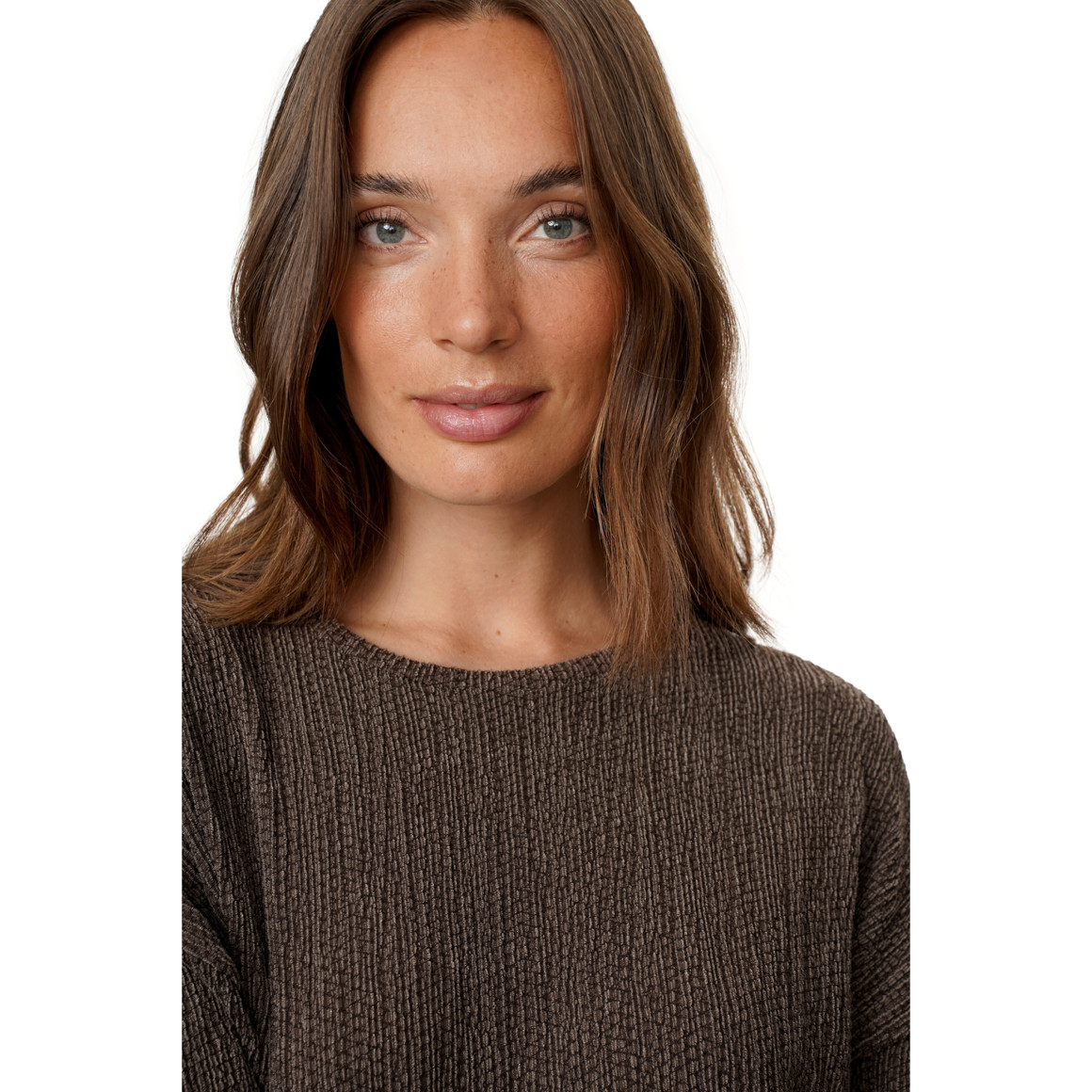 Damesshirt met 3/4-mouwen