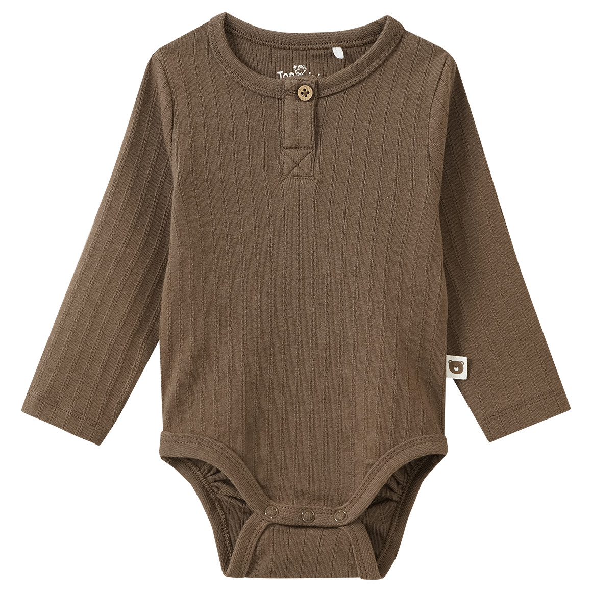 Baby Langarmbody mit Baumwolle