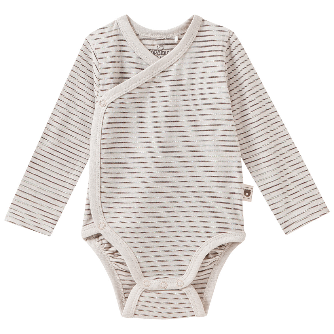 Newborn Wickelbody mit Streifen