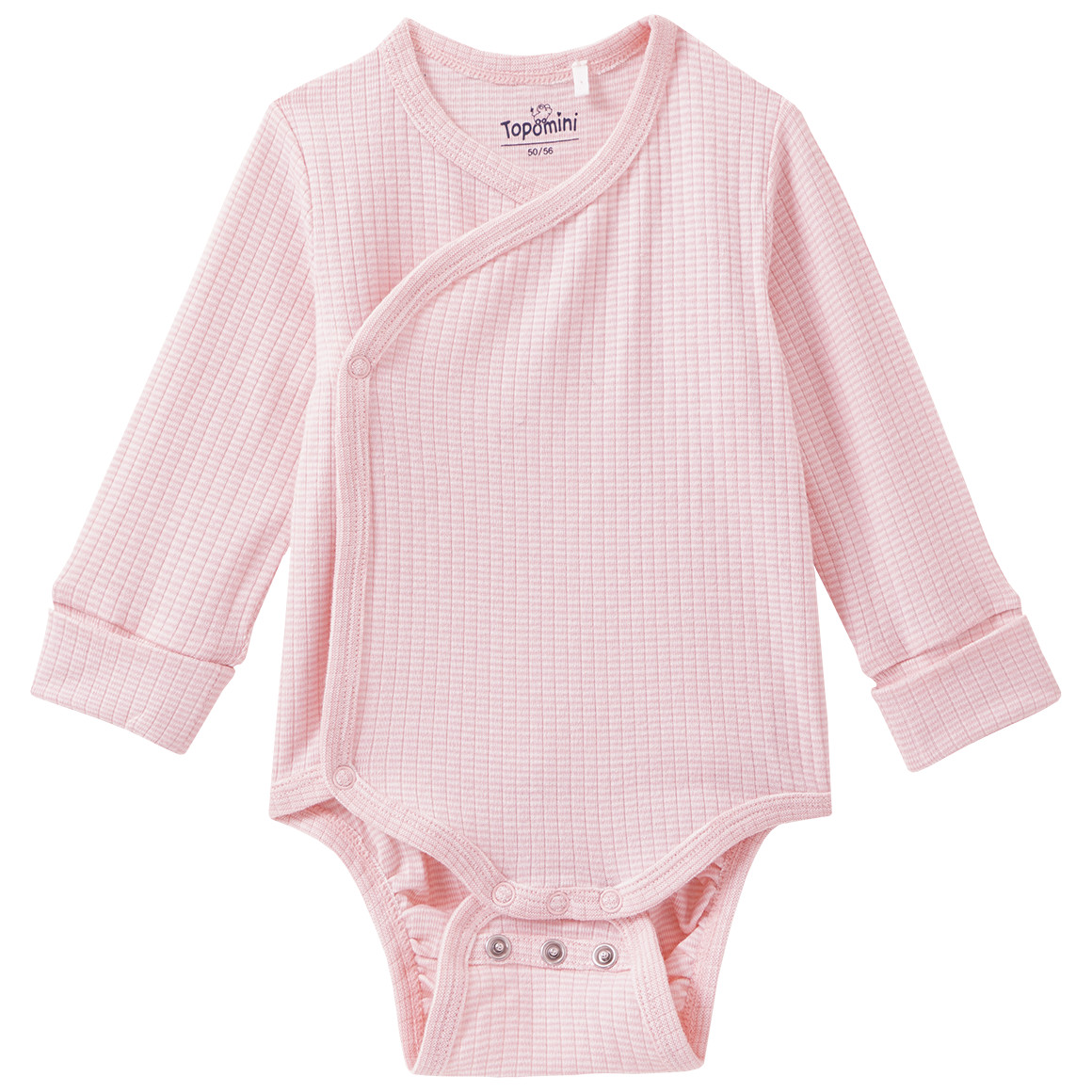 Newborn Wickelbody mit Rippstruktur