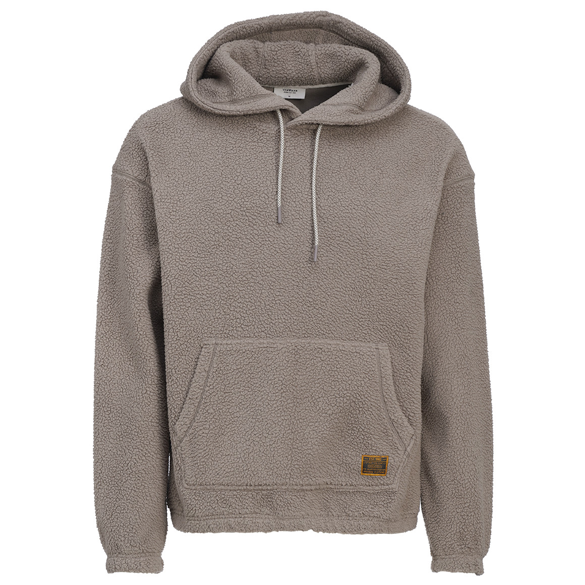 Herren Teddyhoodie mit Tunnelzug