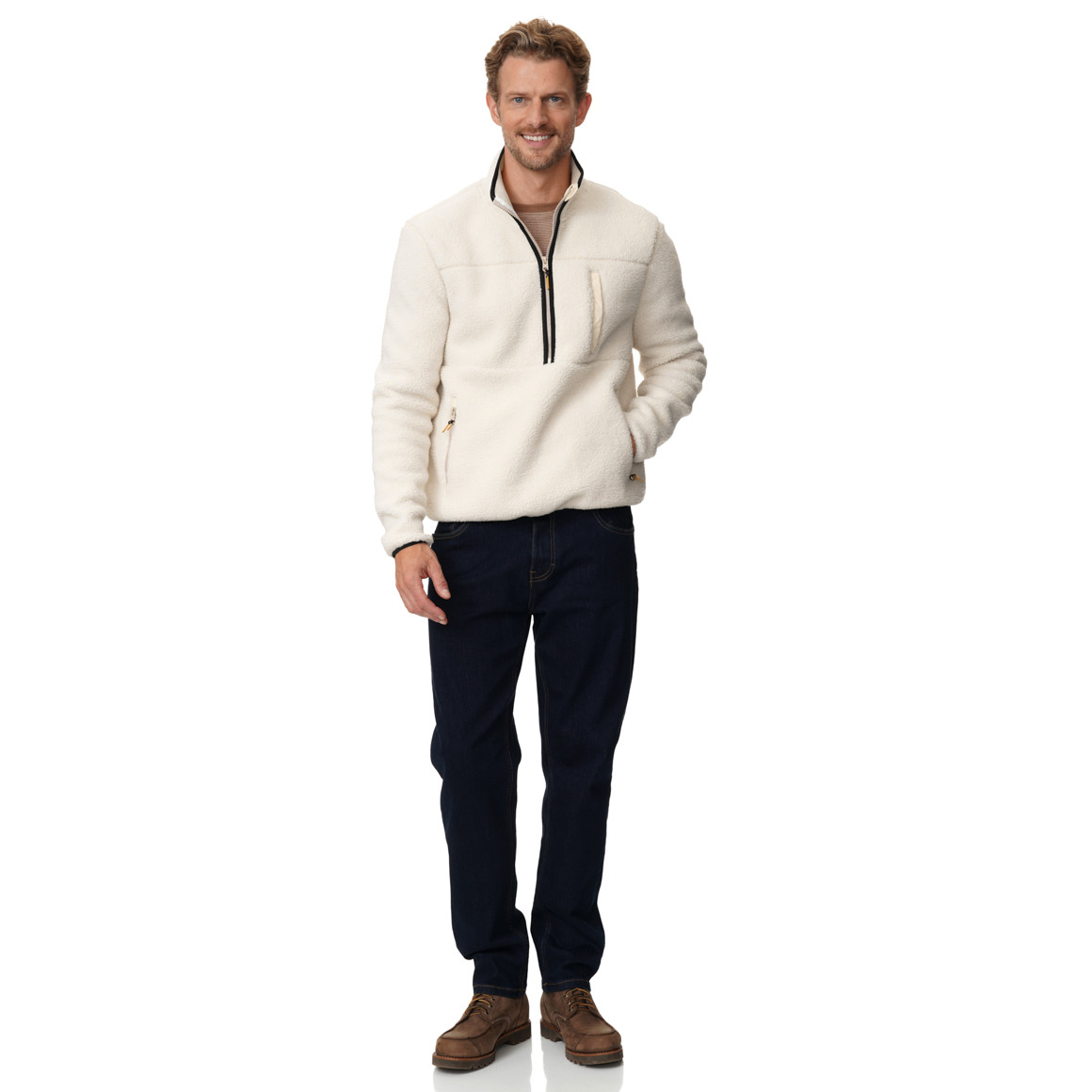 Herren Teddytroyer mit Taschen