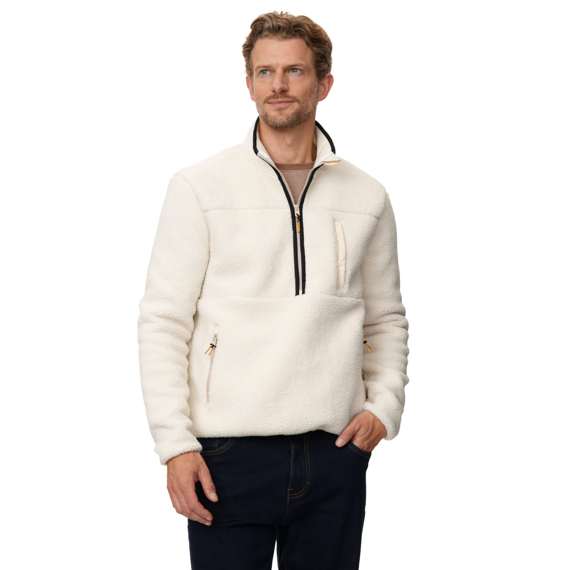 Herren Teddytroyer mit Taschen