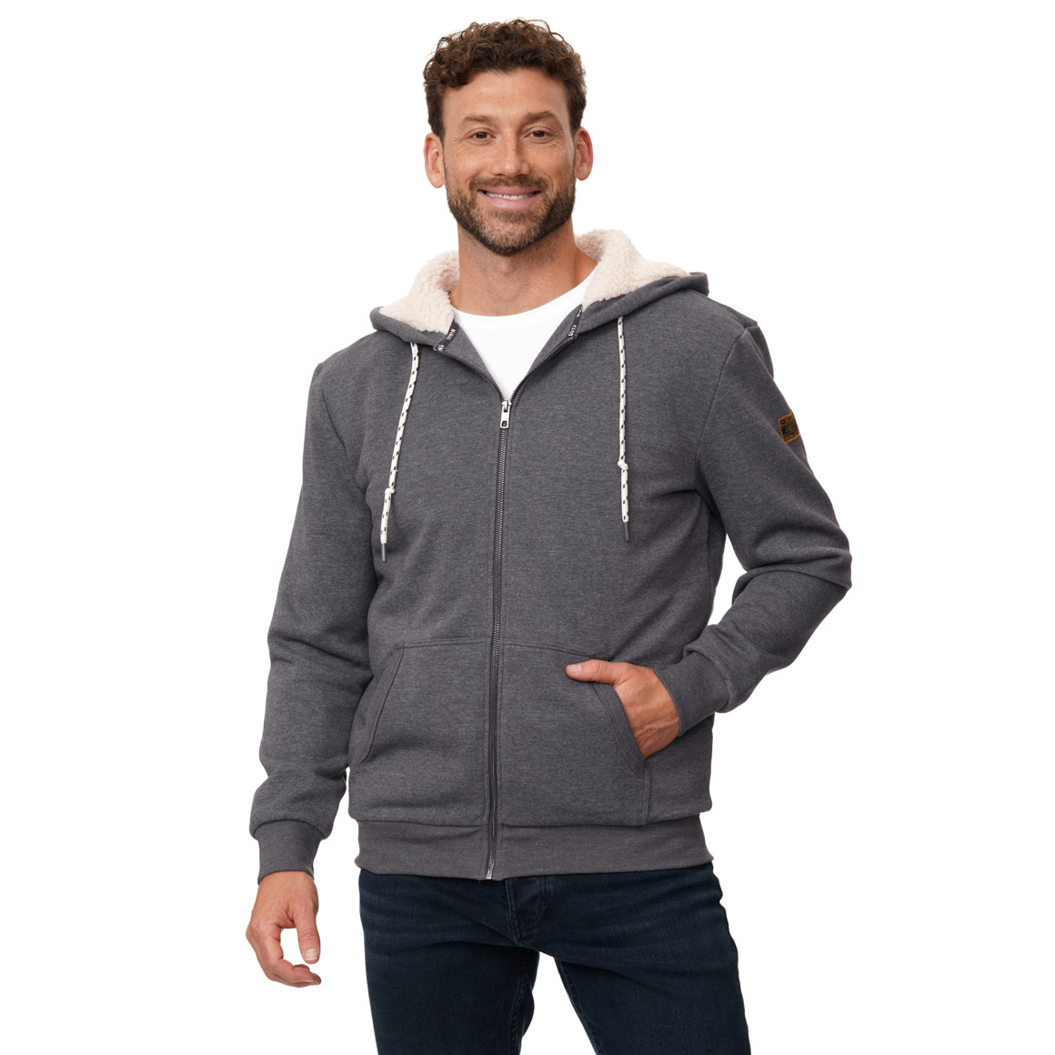 Herren Sweatjacke mit Kapuze