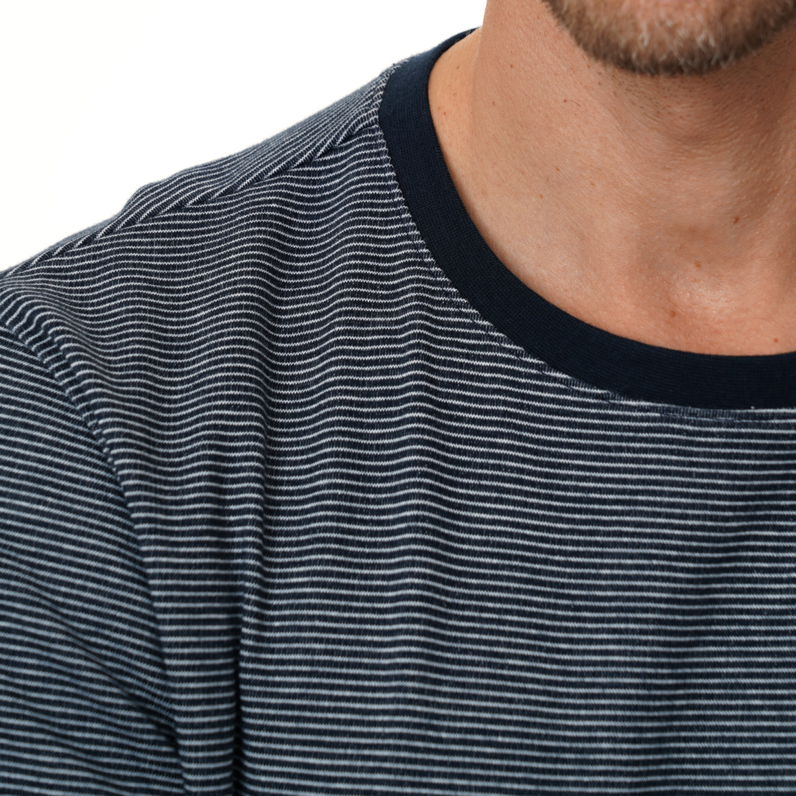 Herren Langarmshirt mit Streifen