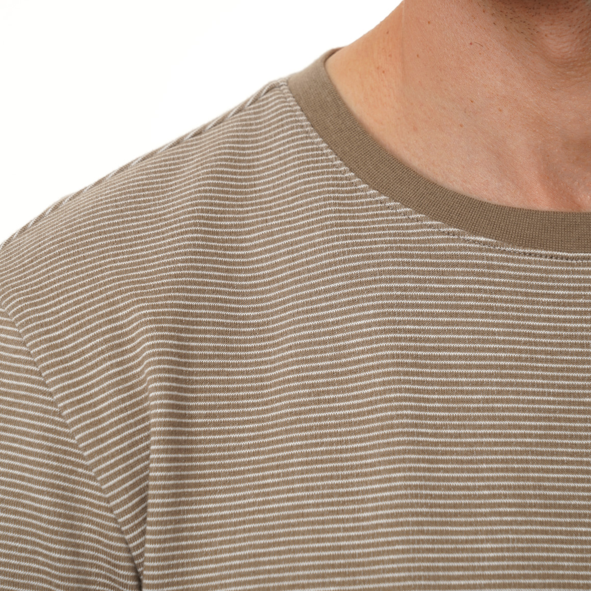 Herren Langarmshirt mit Streifen