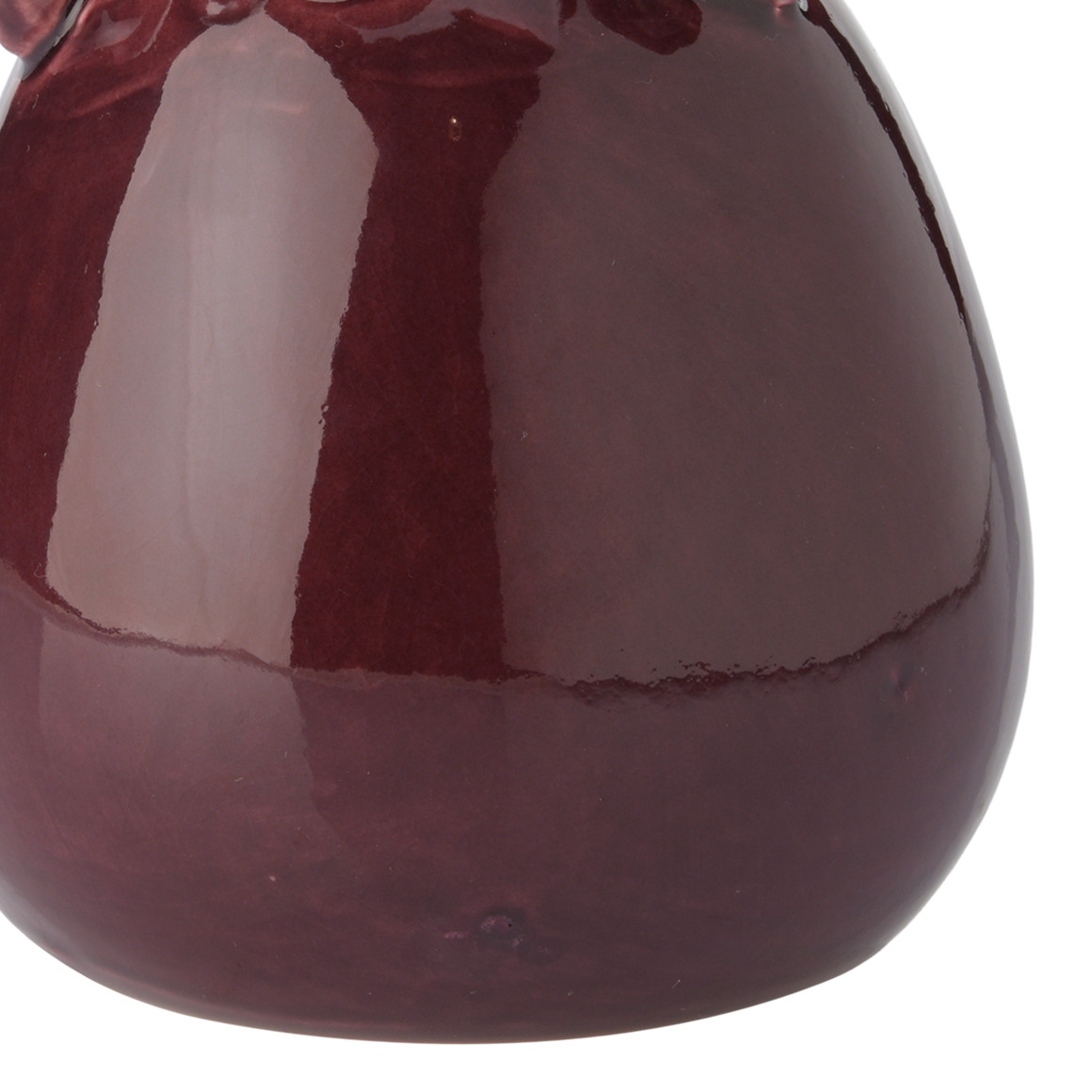 Vase mit kleinen Pilzen
