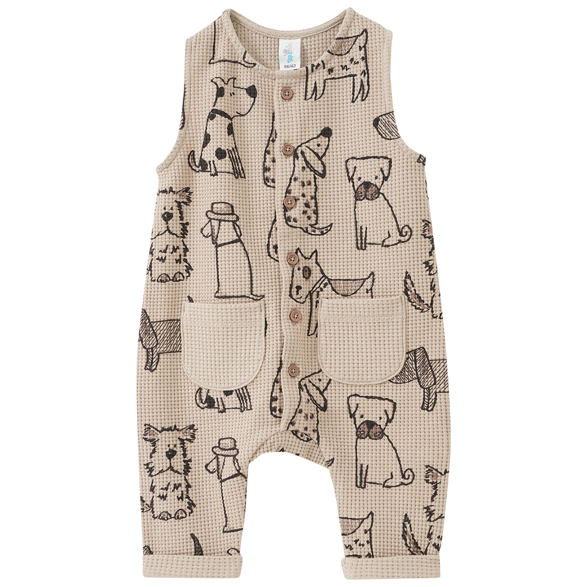 Newborn Set mit Hunde-Allover