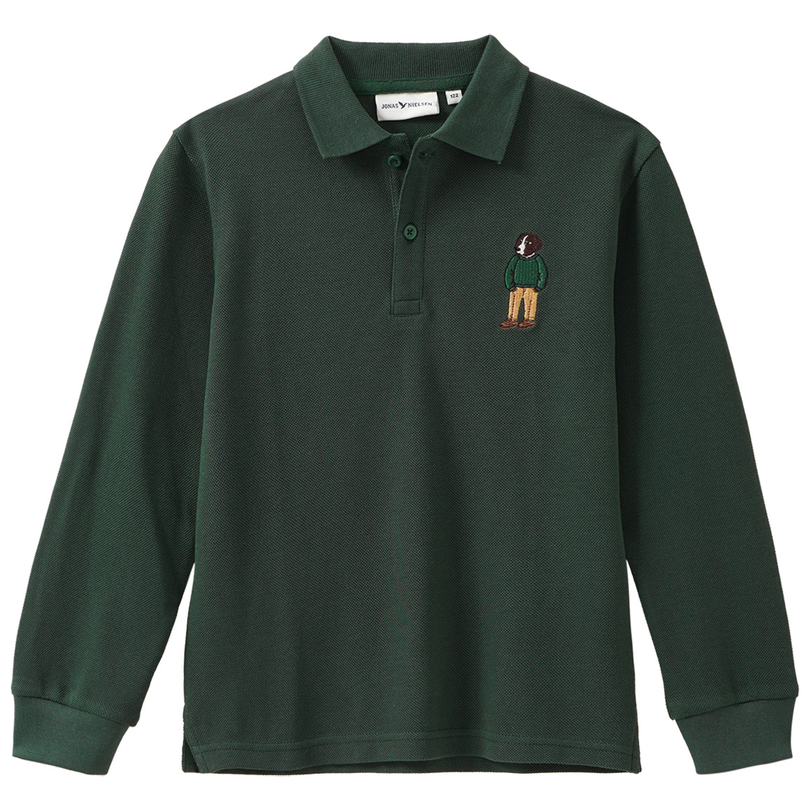 Jungen Poloshirt mit Hunde-Motiv