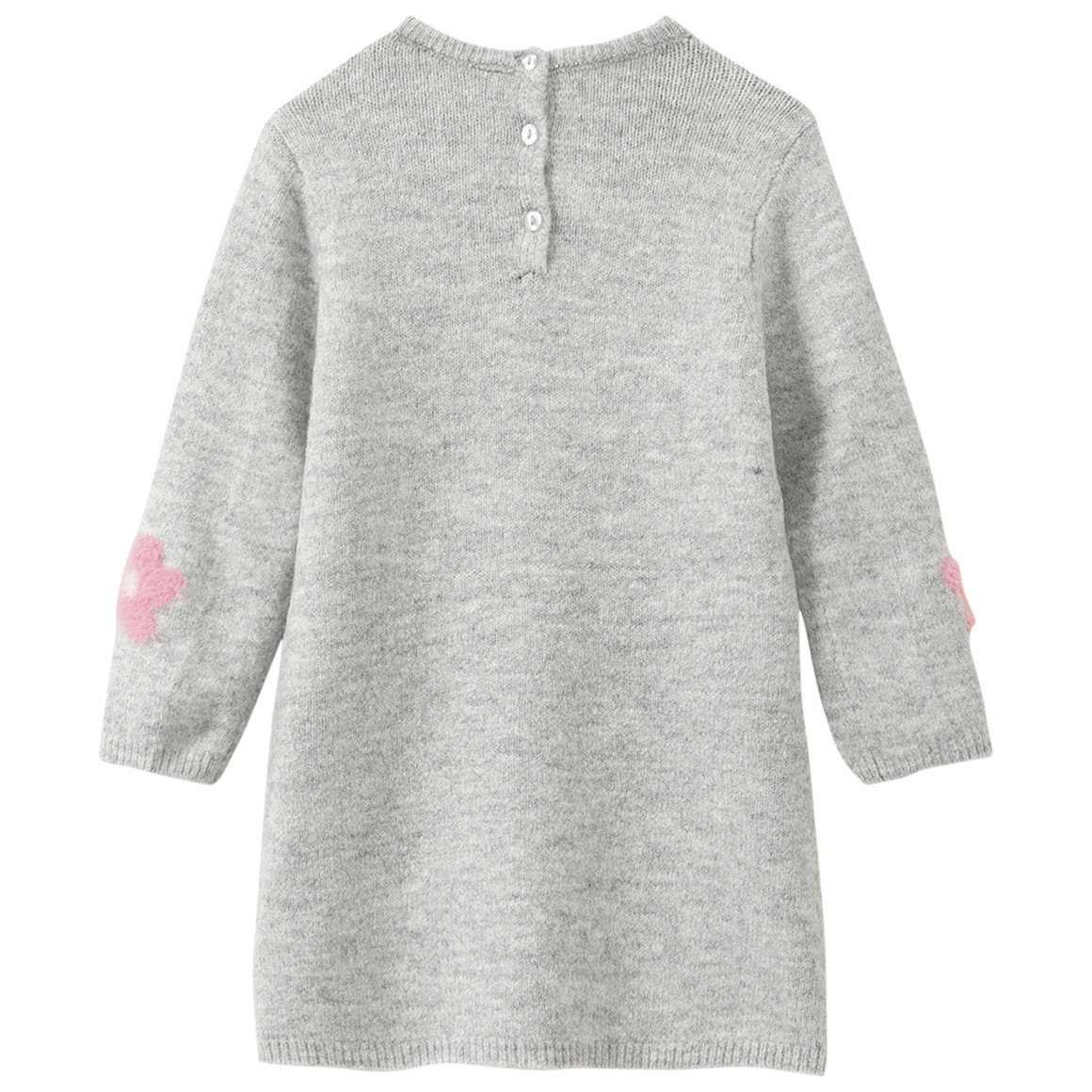 Baby Strickkleid mit Blumenmuster