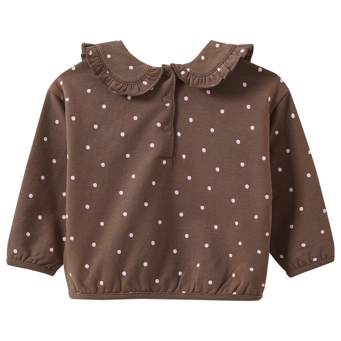 Baby-sweatshirt met stippen