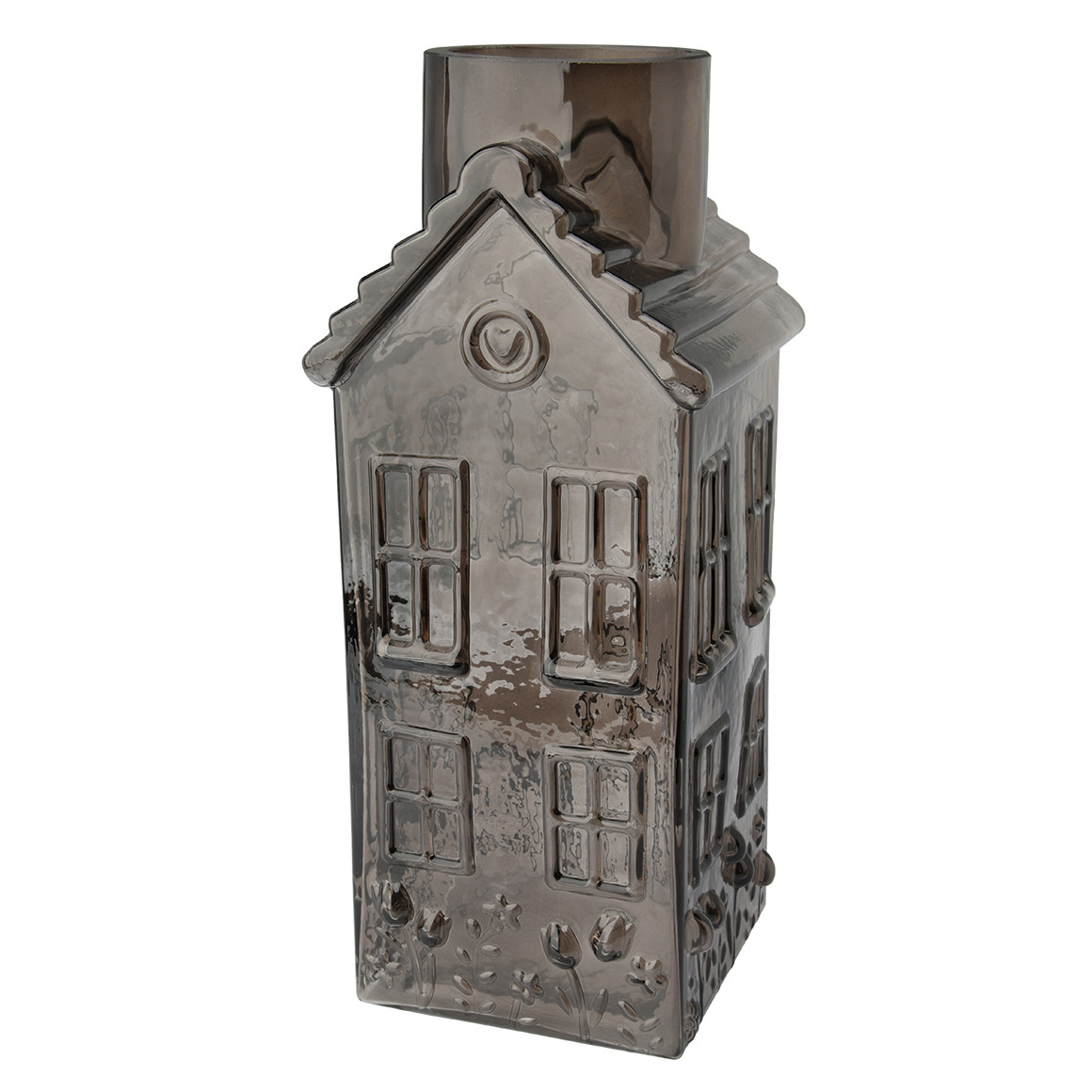 Vase in Haus-Form