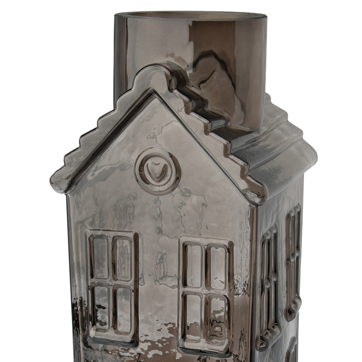 Vase in Haus-Form