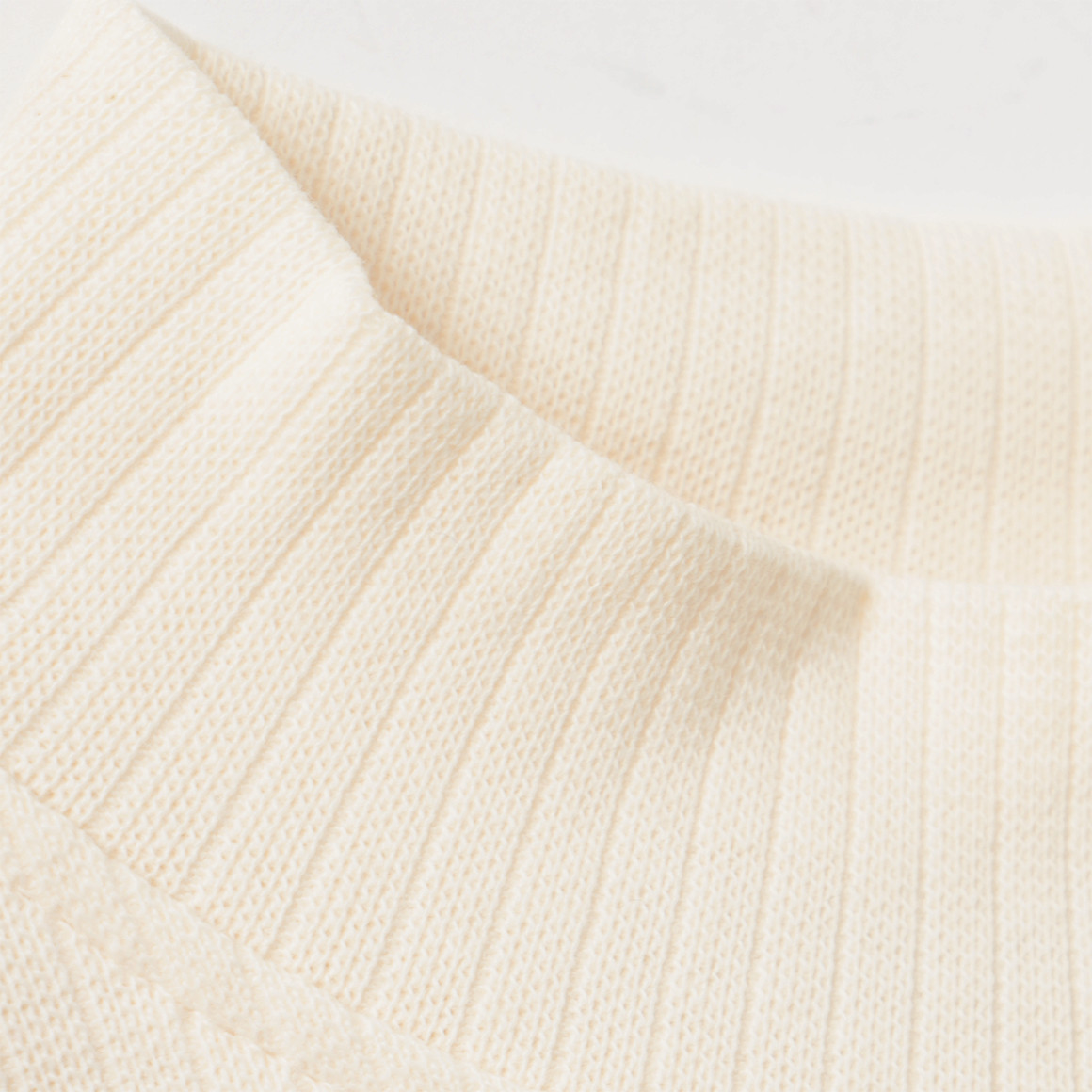 Mädchen Langarmshirt mit Rippstruktur