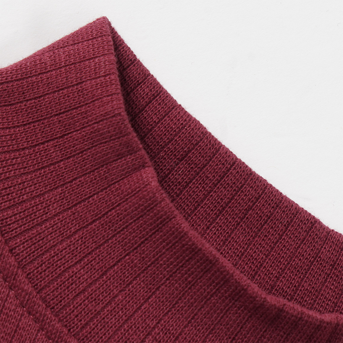 Mädchen Langarmshirt mit Rippstruktur
