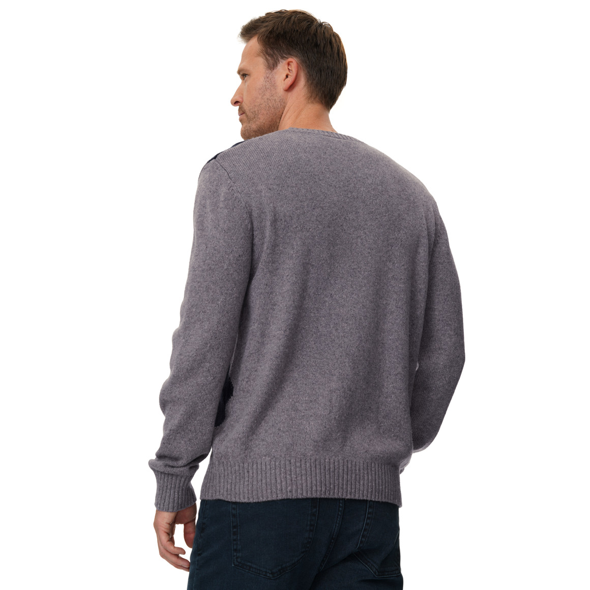 Herren Strickpullover mit Woll-Anteil