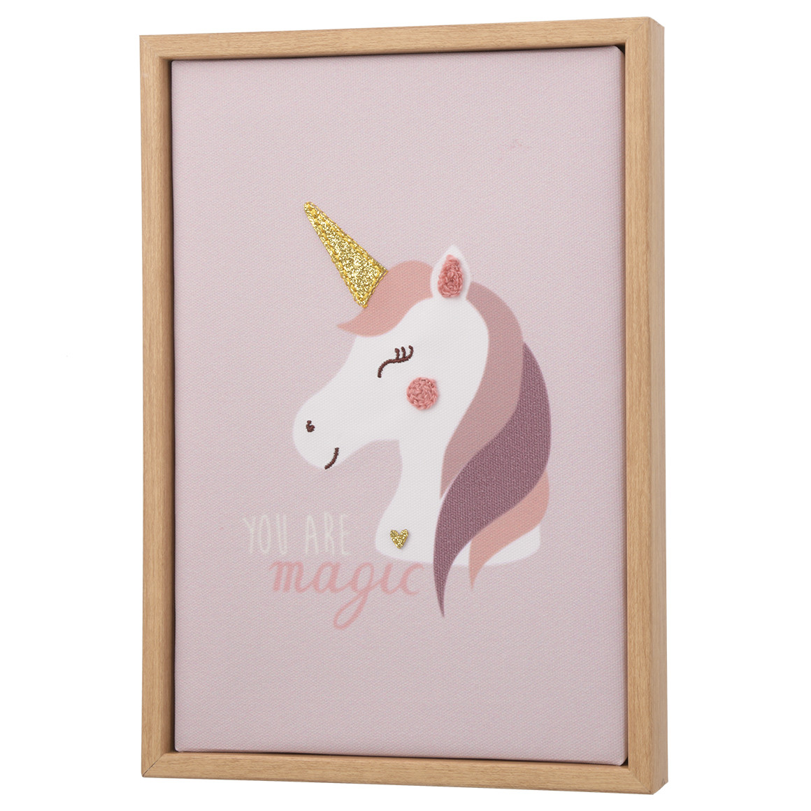 Wanddecoratie met eenhoornmotief