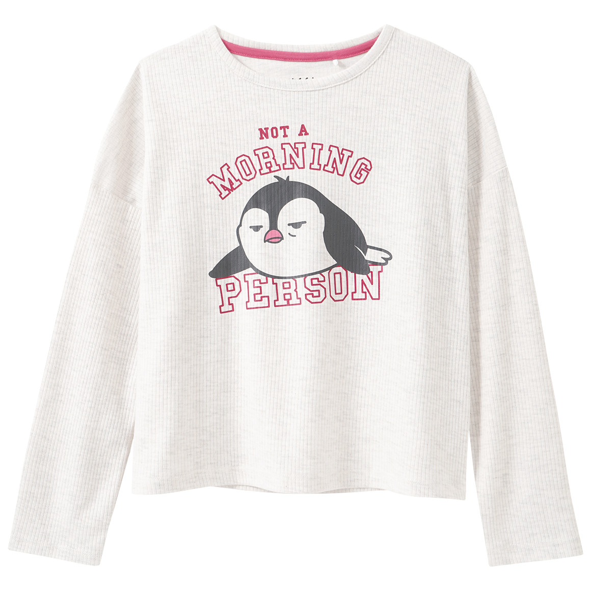 Mädchen Schlafanzug mit Pinguin-Motiv