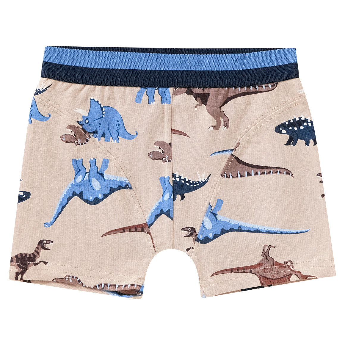 3 Jungen Boxer mit Dino-Motiven 