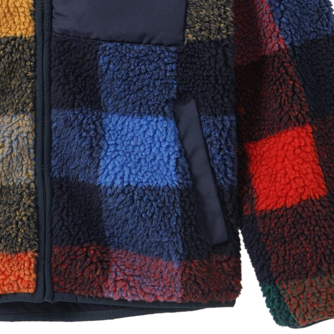 Jungen Teddyjacke bunt kariert
