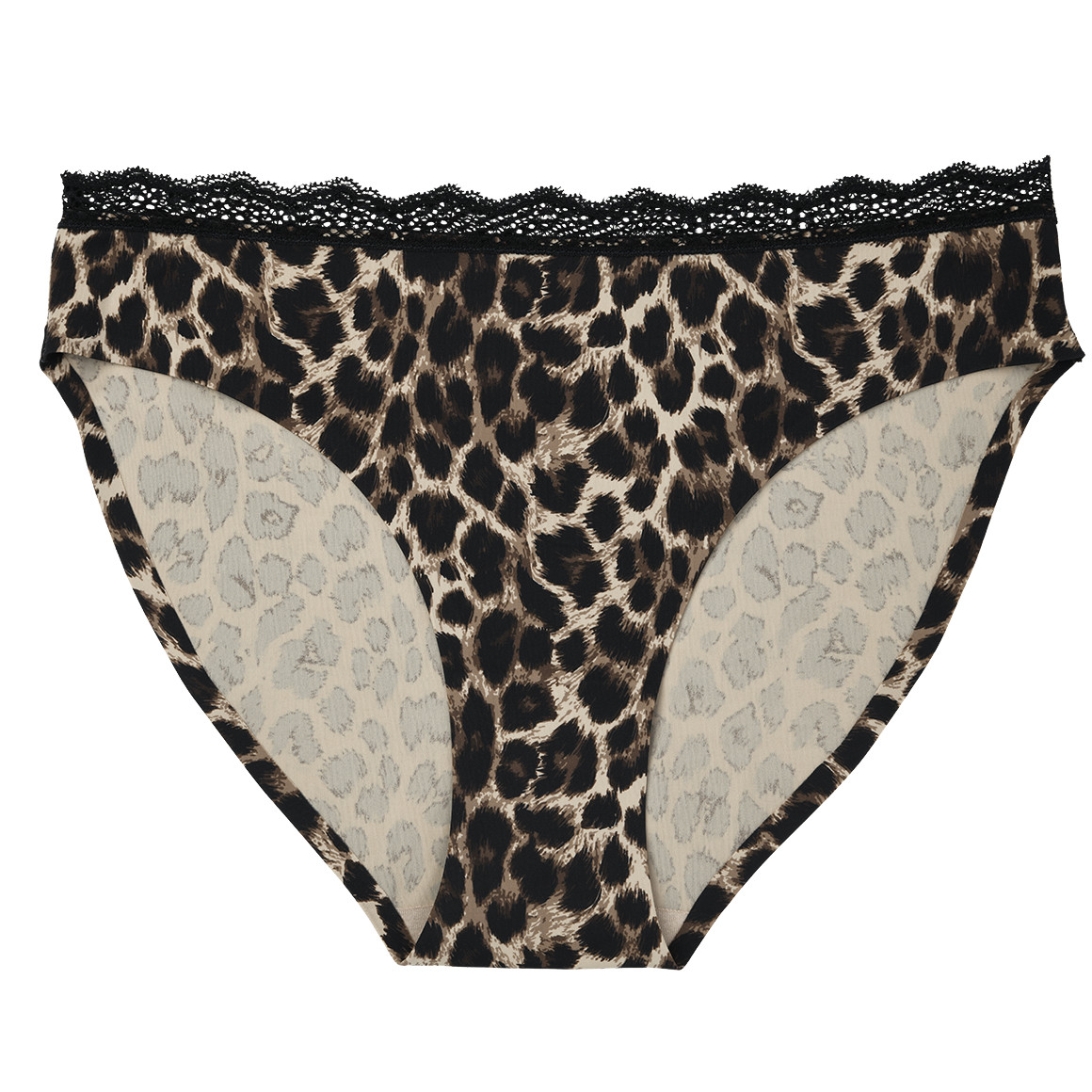 Damesslip met luipaardprint