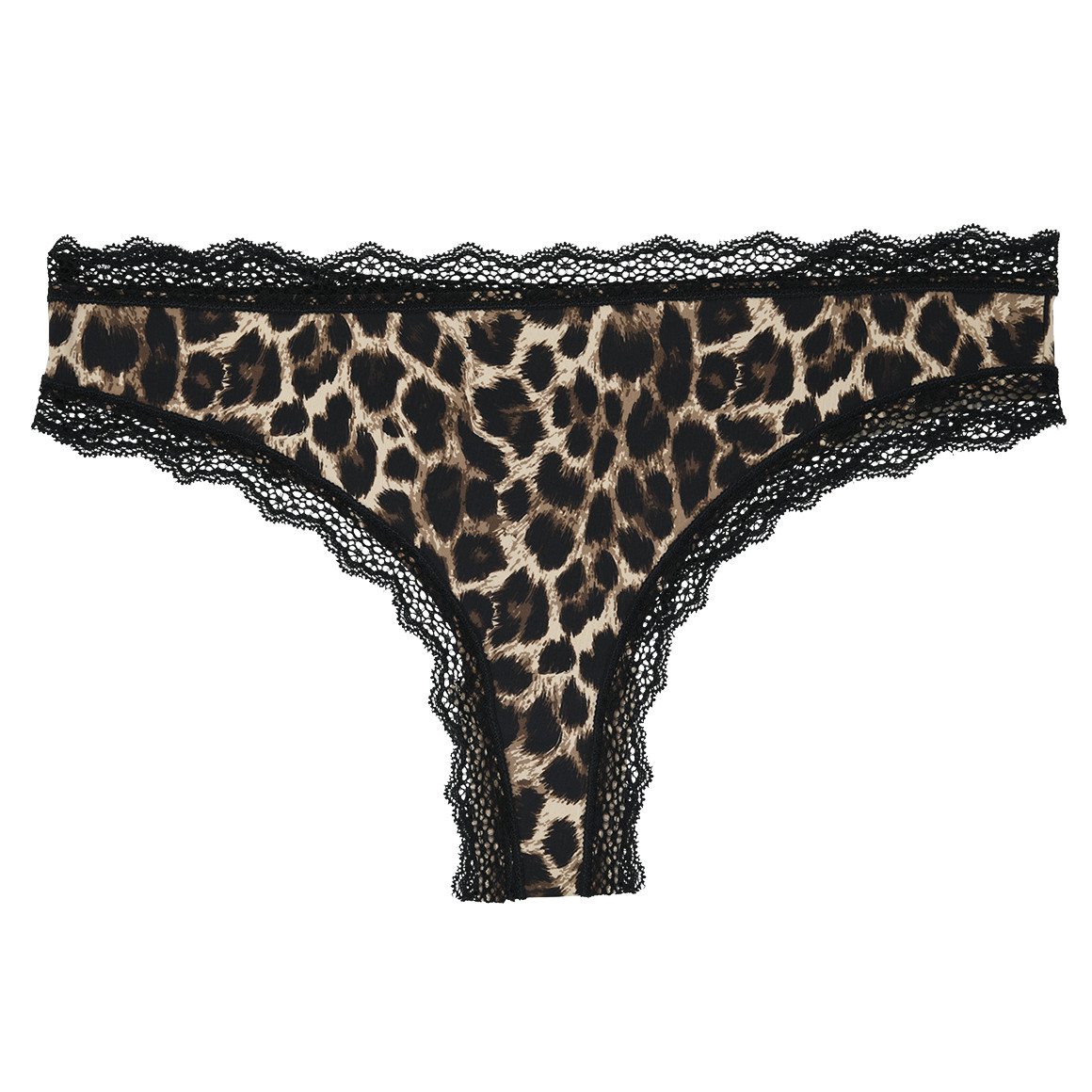 Damesstring met luipaardprint