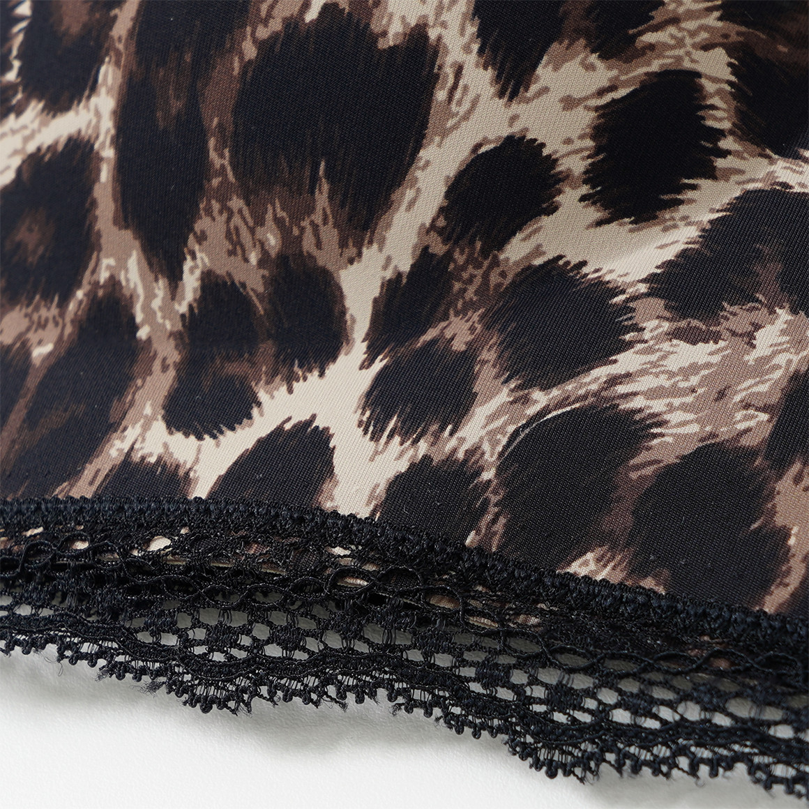 Naadloze bustier met luipaardprint