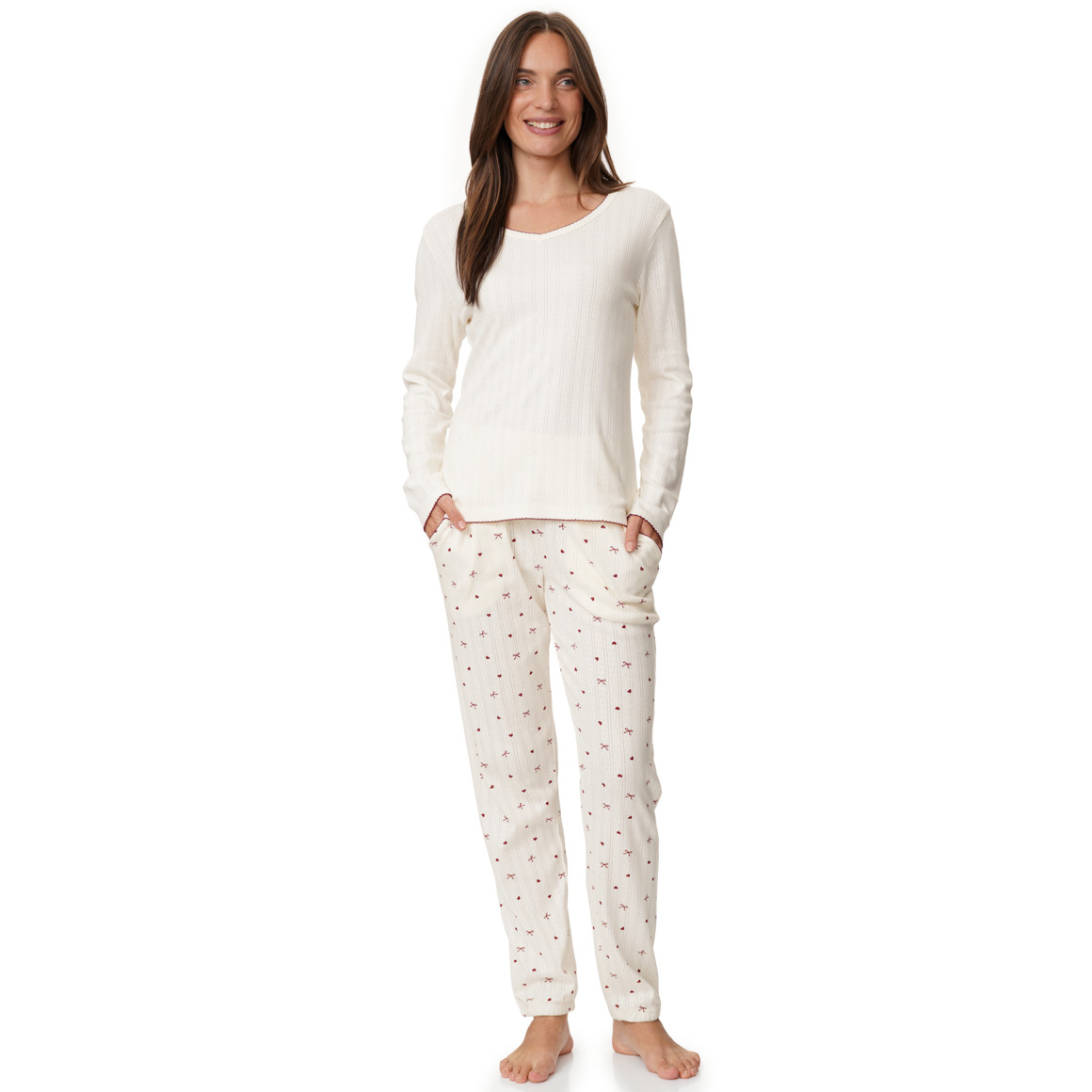 Tweedelig pyjama voor dames