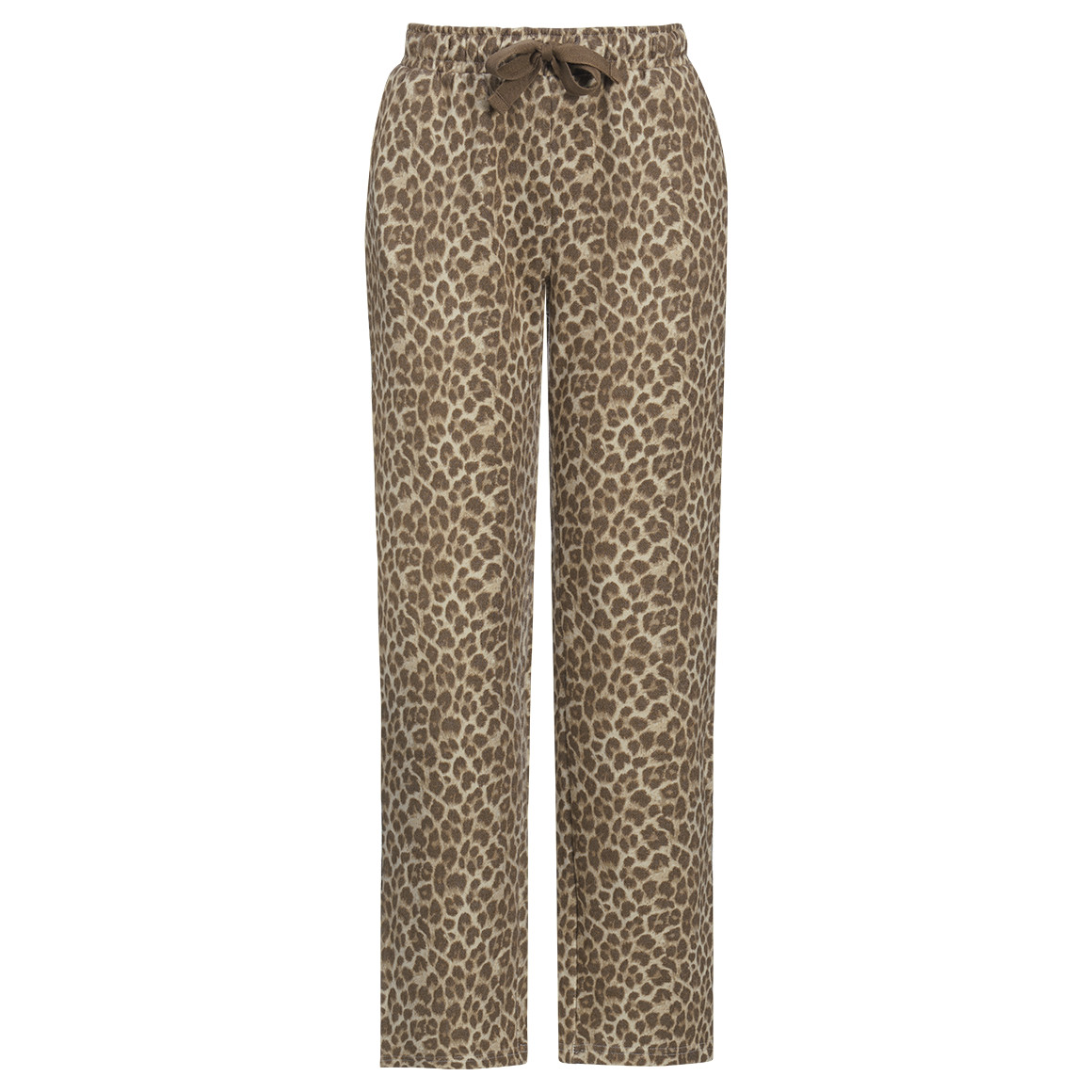 Damen Loungewear-Hose im Leo-Look