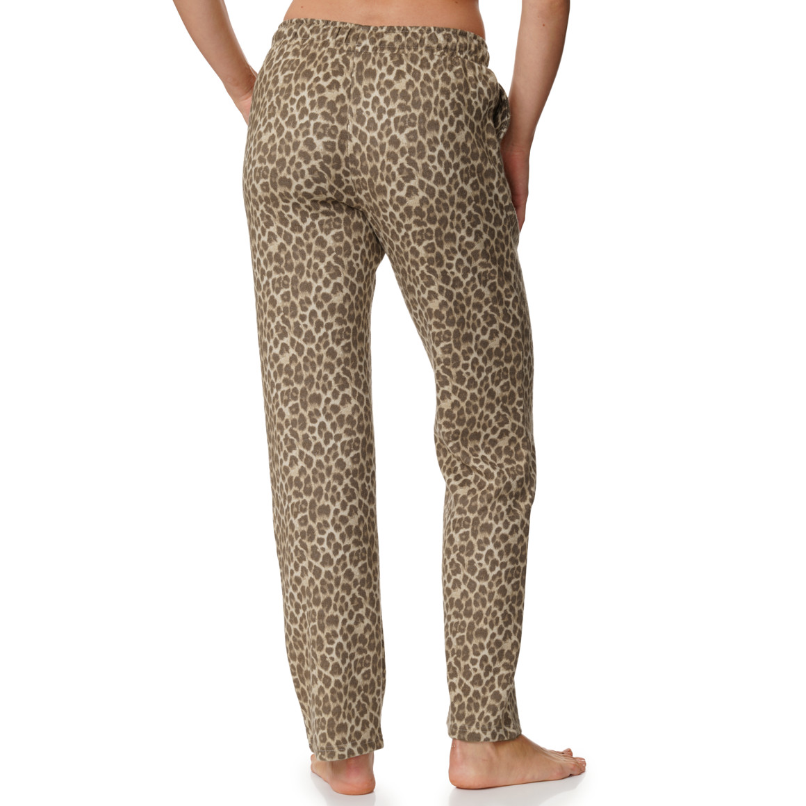 Damen Loungewear-Hose im Leo-Look
