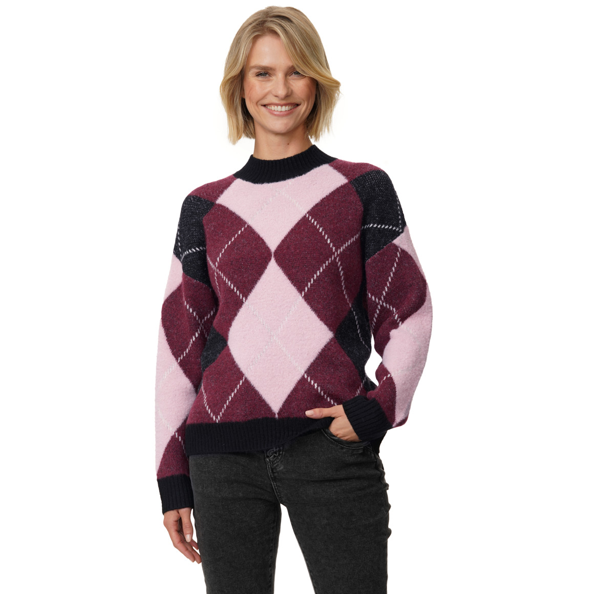 Damestrui met ruitjespatroon