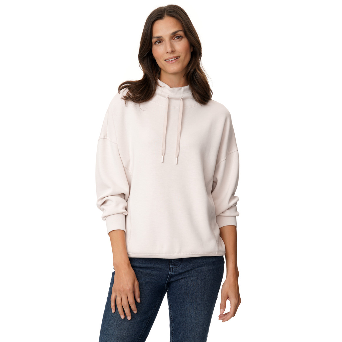 Damen Modal-Shirt mit Stehkragen
