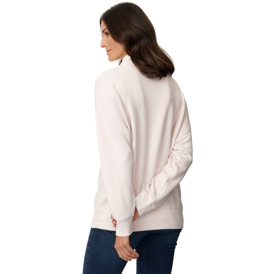 Damen Modal-Shirt mit Stehkragen