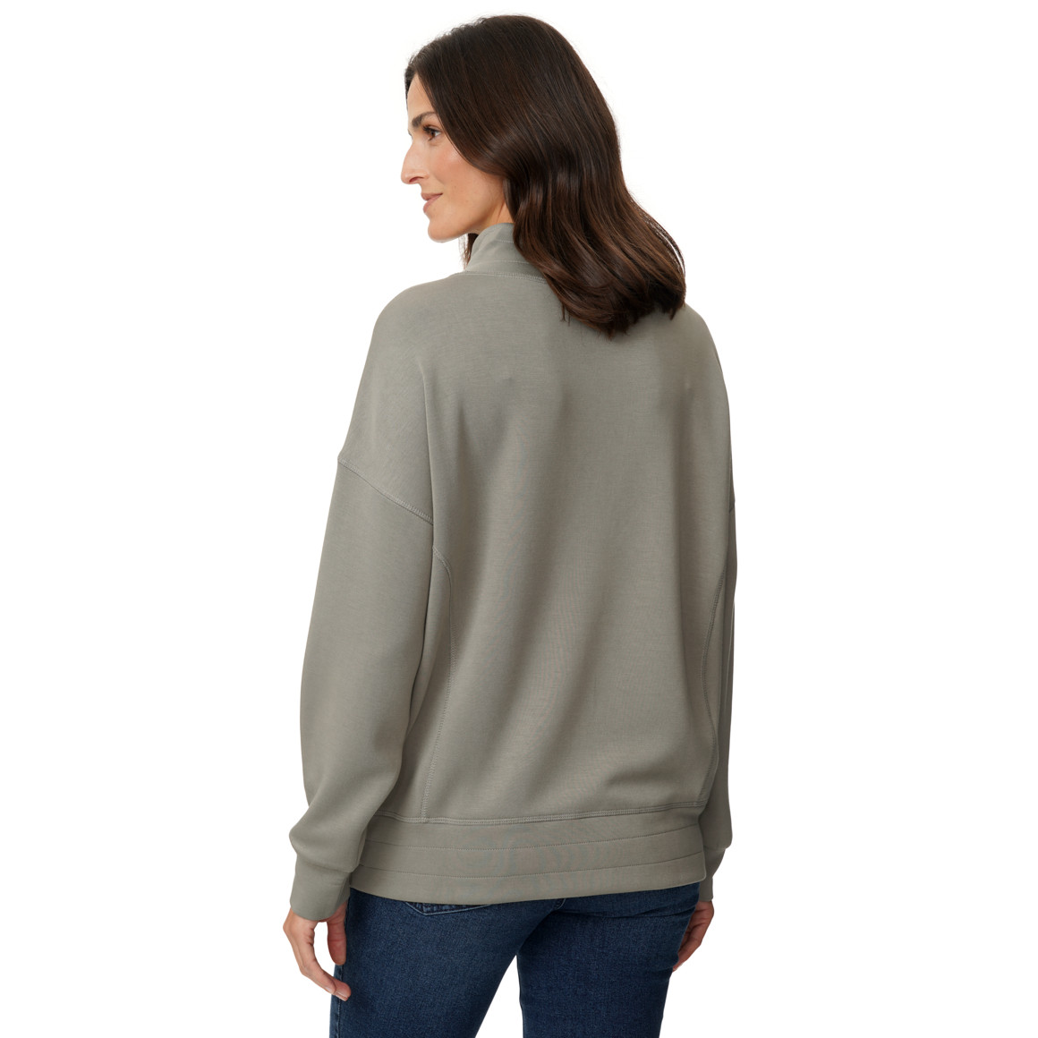 Damen Modal-Shirt mit Stehkragen