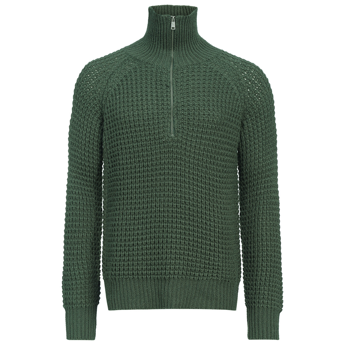 Herren Strickpullover im Troyer-Style