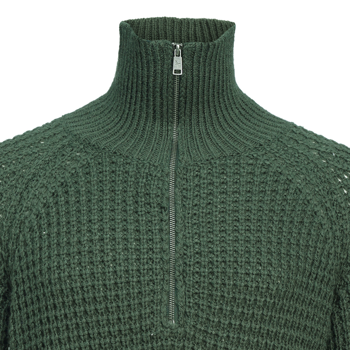 Herren Strickpullover im Troyer-Style