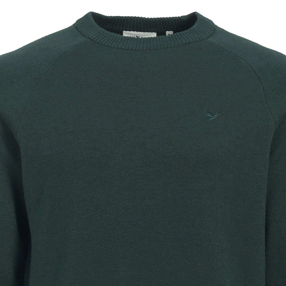 Herren Strickpullover mit kleiner Stickerei