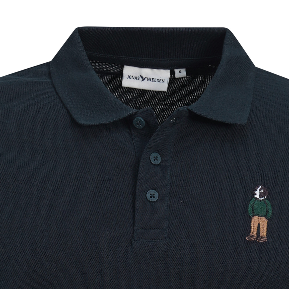Herren Poloshirt mit Hunde-Motiv
