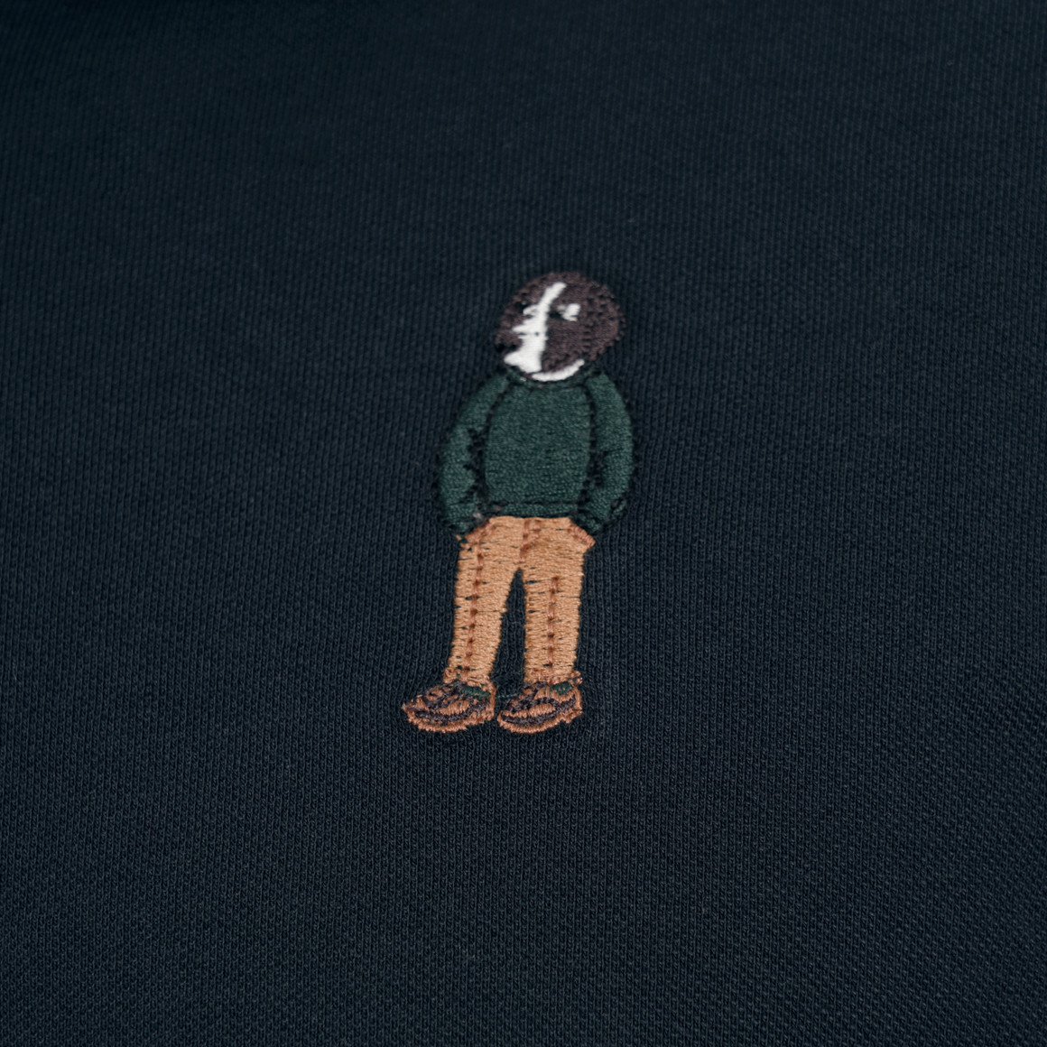Herren Poloshirt mit Hunde-Motiv