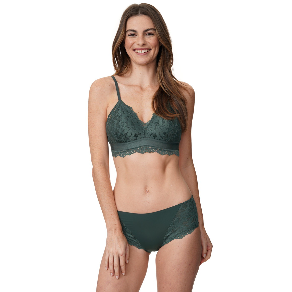 2 Damen Pantys mit Spitze